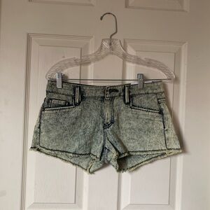 BCBGeneration  Acid Wash Denim Shorts